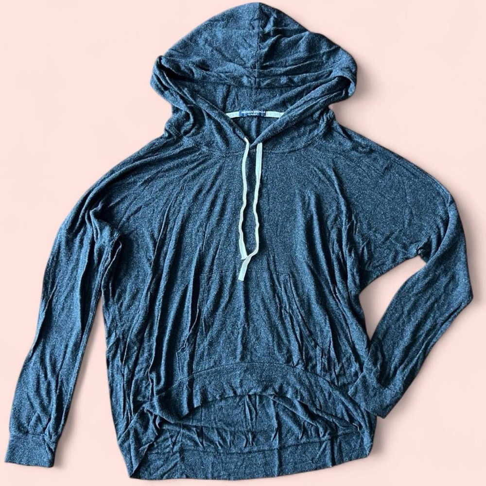 Vintage Brandy Melville Lightweight Hi Lo Stretch Hoodie Shirt